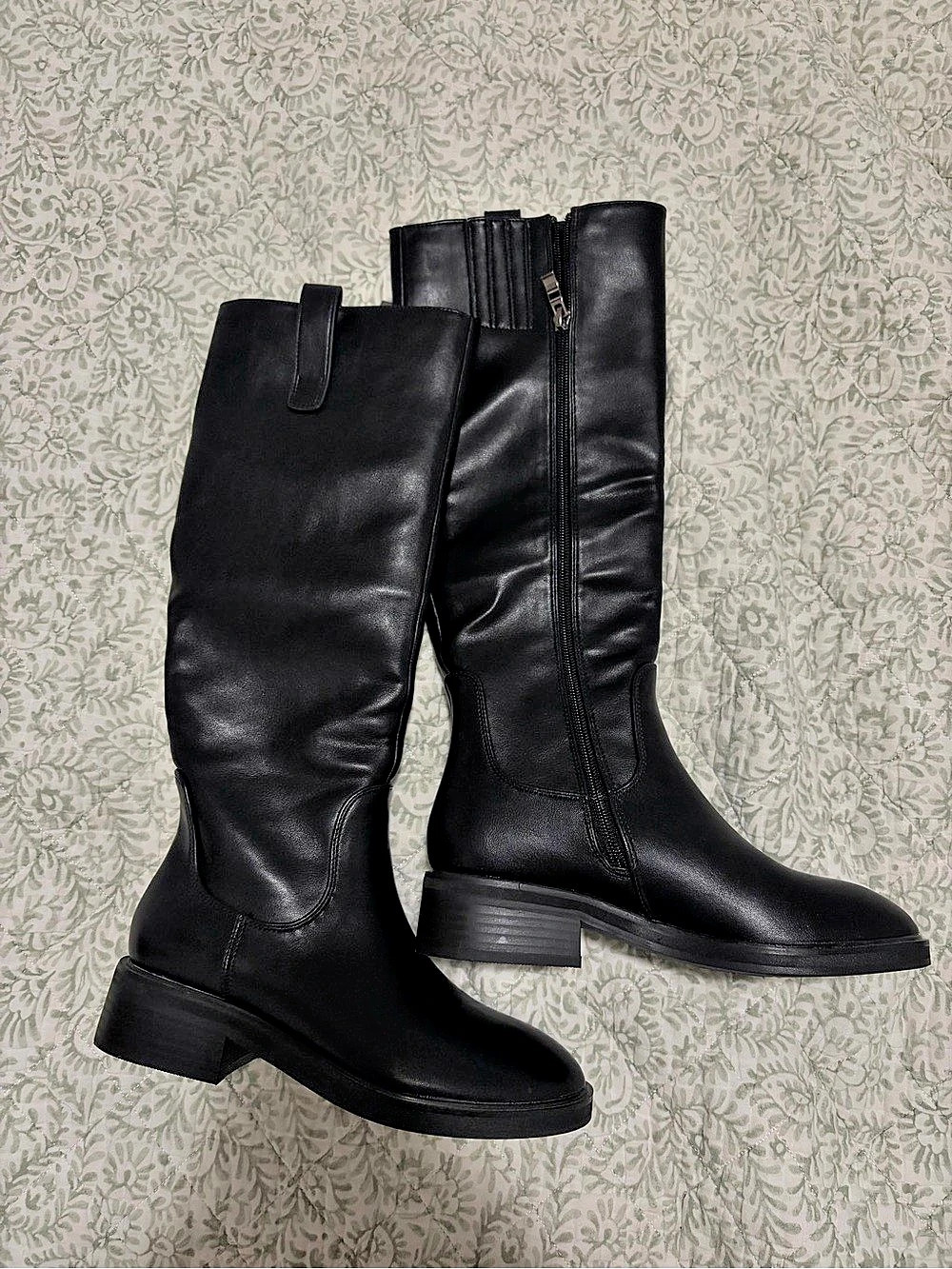 Steve Madden Calm Black Boots Over-the-Knee Black